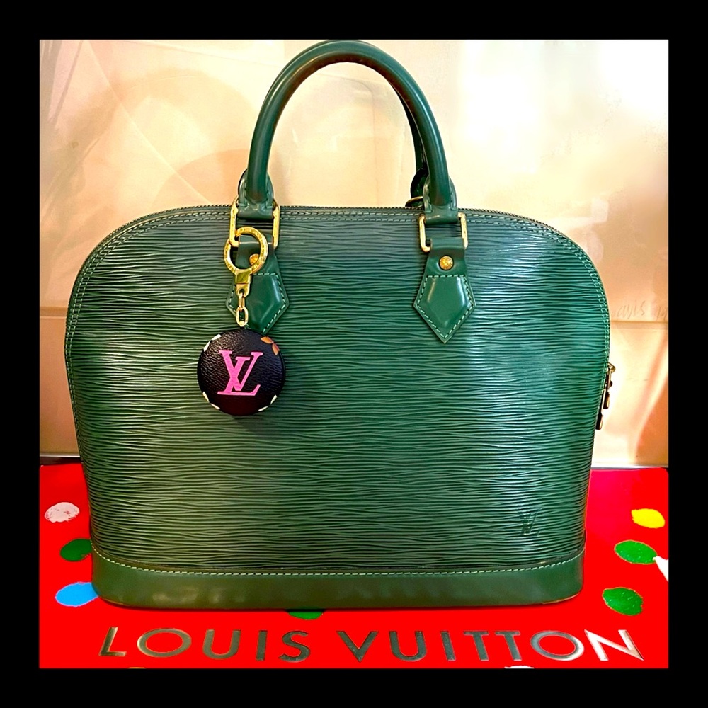 Louis Vuitton Epi Alma in Borneo Green